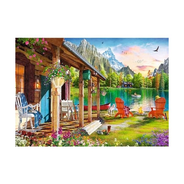 Trefl 500 Pièces Qualité Premium pour Adultes et Enfants à partir de 10 Ans Puzzle, 37408, Maison dans Les Montagnes