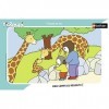 Nathan - Puzzle Enfant - Cadre 15 pièces - Tchoupi au zoo - Fille ou garçon dès 3 ans - Puzzle de qualité supérieure - Carto