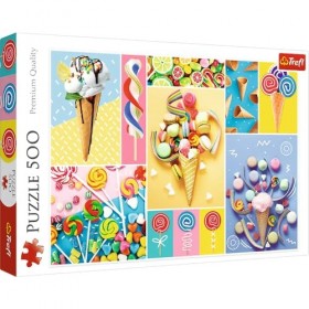 Trefl 500 Pièces Qualité Premium pour Adultes et Enfants à partir de 10 Ans Puzzle, 37335, Bonbons Préférés