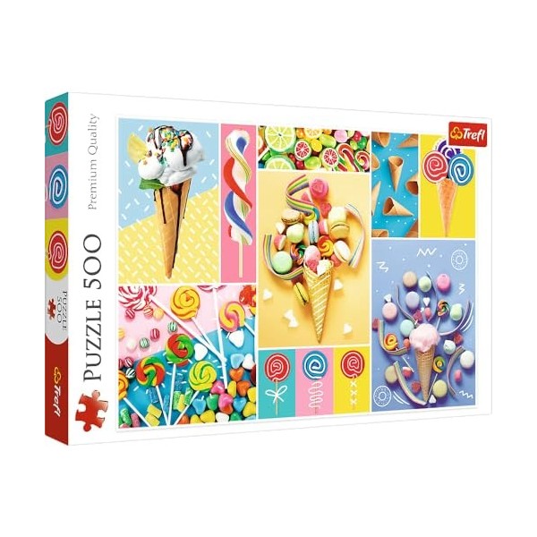 Trefl 500 Pièces Qualité Premium pour Adultes et Enfants à partir de 10 Ans Puzzle, 37335, Bonbons Préférés