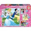 Educa - Disney Princess. 4 Puzzles Enfant Progressifs. +3 Ans. Ref. 17166