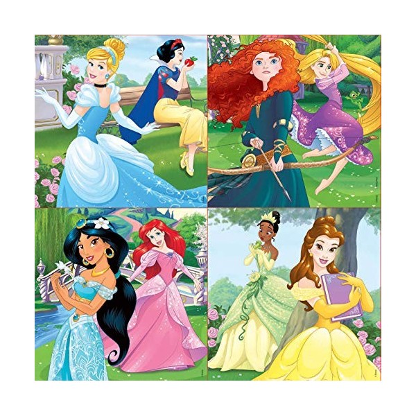 Educa - Disney Princess. 4 Puzzles Enfant Progressifs. +3 Ans. Ref. 17166