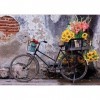 Educa - Puzzle de 500 pièces pour Enfants et Adultes | Bicyclette avec des Fleurs. Comprend Fix Puzzle Tail pour laccrocher 