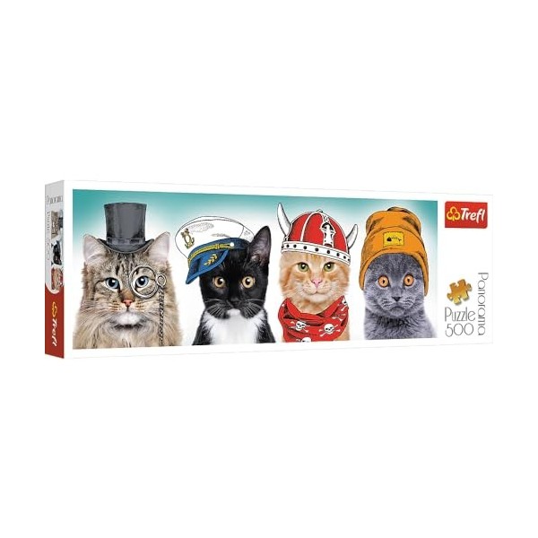 Trefl Monténégro 500 Pièces Panorama Qualité Premium pour Adultes et Enfants à partir de 10 Ans Puzzle, TR29504, Équipage Moe