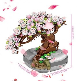 Lotvic Bloc de Construction, Blocs Construction Plantes, avec Boîte demballage Exquise Convient pour la Décoration de Chambr