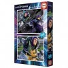 Educa - Lightyear Puzzle, Ensemble de 2 Puzzles avec 48 Grandes pièces, Finition optimale pour Une Manipulation Facile. Puzzl