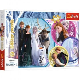 Trefl- Disney La Reine des Neiges 2, 100 Pièces, pour Enfants à partir de 5 Ans Puzzle, TR14817, Coloré