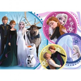 Trefl- Disney La Reine des Neiges 2, 100 Pièces, pour Enfants à partir de 5 Ans Puzzle, TR14817, Coloré