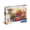 Clementoni- Disney Cars Supercolor Pixar-30 pièces-Puzzle pour Enfants de 3 Ans, 20274