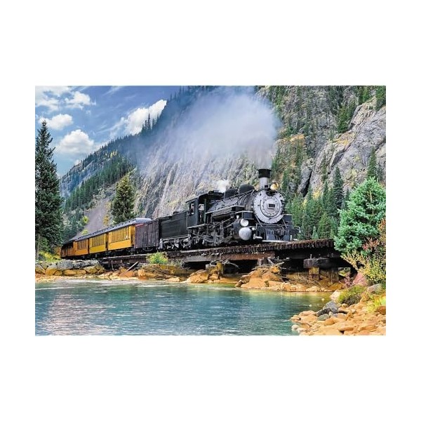 Trefl 916 37379 EA Bergzug 500pcs Mountain Train, Multi-colord