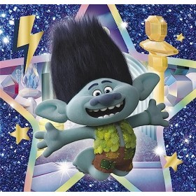 Clementoni - 25292 - Puzzles Trolls 3 - 3x48 Pièces - Jeu Educatif, de Réflexion et de Patience - Image de Qualité - 27 x 18 