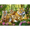 Trefl 500 Pièces Qualité Premium pour Adultes et Enfants à partir de 10 Ans Puzzle, 37350, Famille de Tigres