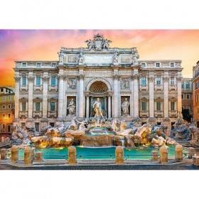 Trefl 500 Pièces Qualité Premium pour Adultes et Enfants à partir de 10 Ans Puzzle, TR37292, Fontaine de Trevi