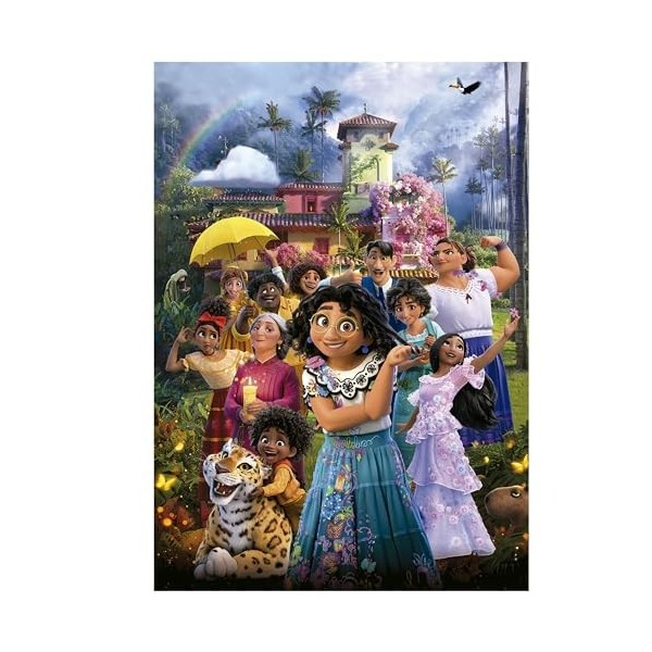 Educa - Disney Encanto | 500 pièces Puzzle. Mesure : 34 x 48 cm. Comprend Fix Puzzle Tail pour laccrocher Une Fois lassembl