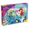 Lisciani, Puzzle pour enfants a partir de 7 ans, 250 pièces, 2 en 1 Double Face Recto / Verso avec le dos à colorier - Disney