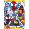 Clementoni- Marvel Spidey & His Amazing Friends Supercolor Friends-3x48 Enfants 5 Ans, Boîte De 3 48 Pièces , Puzzle Dessin 