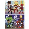 Educa - 2x48 Spidey & Amazing Friends | Ensemble de 2 Puzzles pour Enfants avec 48 pièces. Mesure Une Fois monté: 28 x 20 cm.