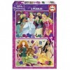 Educa - Disney Princess | Ensemble de 2 Puzzles pour Enfants avec 48 pièces. Mesure : 28 x 20 cm. Composé de Grandes pièces P