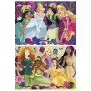 Educa - Disney Princess | Ensemble de 2 Puzzles pour Enfants avec 48 pièces. Mesure : 28 x 20 cm. Composé de Grandes pièces P