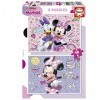 Educa - Minnie | Ensemble de 2 Puzzles pour Enfants avec 48 pièces. Mesure : 28 x 20 cm. Composé de Grandes pièces Parfaiteme