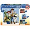 Educa - Pixar Progressifs | Ensemble de 4 Puzzles progressifs pour Enfants de 12 à 25 pièces. Mesurer Une Fois monté: 16 x 16