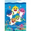 Clementoni Supercolor Pinkfong Baby Shark Shark-3x48 Enfant-boîte de 3 Puzzles 48 pièces -fabriqué en Italie, 4 Ans et Plus