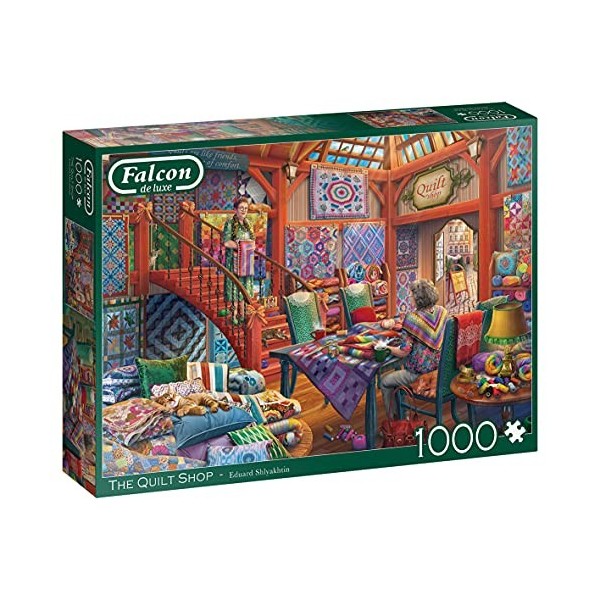Jumbo- The Quilt Shop Other License Puzzle, 11285, Multicolore