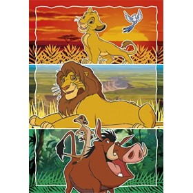 Clementoni- Disney Classics Supercolor Classics-3x48 Enfants 5 Ans, Boîte De 3 48 Pièces , Puzzle Dessin Animé-Fabriqué en I