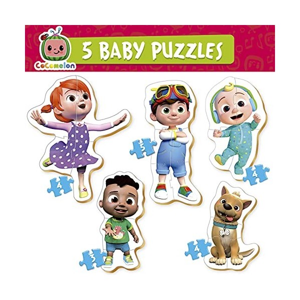 Educa - Puzzle Enfants Baby Puzzles Cocomelon, Puzzle pour Enfants Casse-tête pour Développement, Agilité et Amusement Les g