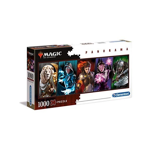 Clementoni Magic: The Gathering Gathering-1000 pièces-Puzzle Adulte-fabriqué en Italie, 39565, No Color