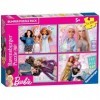 Ravensburger Barbie 4 100 pièces Bumper Pack Puzzle pour Enfants Âge recommandé 5 Ans, 05119 9, Multicolore