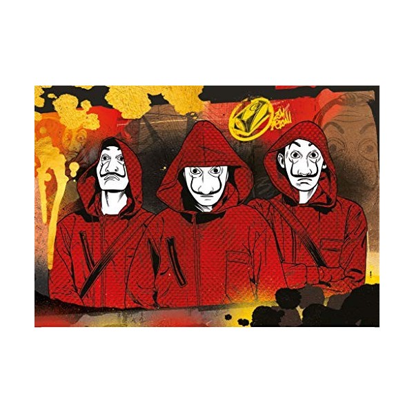 Clementoni CASA De Papel/Money Heist Heist-250 pièces, Adulte série Netflix, Film, Puzzle Movie-fabriqué en Italie, 29104, Mu