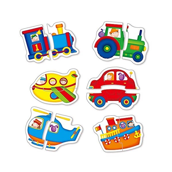 Galt Toys, Baby Puzzles - Transport, Jigsaw Puzzles for Kids, Ages 18 Months Plus