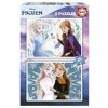 Educa - Lot de 2 Puzzles pour Enfants avec 20 pièces et Les Images de Frozen et Ses Amis. Taille : 28 x 20 cm. Recommandé pou