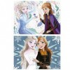 Educa - Lot de 2 Puzzles pour Enfants avec 20 pièces et Les Images de Frozen et Ses Amis. Taille : 28 x 20 cm. Recommandé pou