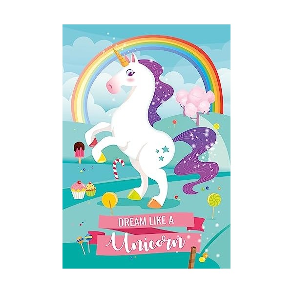 Pack de 3 puzzles Licorne pour enfants 48 pièces - Développe la motricité de votre enfant - Format : 26,8 x 18,3 cm - Idéale 