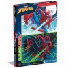 Clementoni- Marvel Spiderman Glowing Lights Collection Spiderman-104 pièces, 6 Ans Enfant, Puzzle Fluorescent-fabriqué en Ita