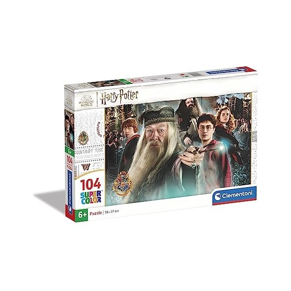 Clementoni - 27264 - Puzzle Harry Potter - 104 Pièces - Jeu Educatif, de Réflexion et de Patience - Image de Qualité - 38 x 2