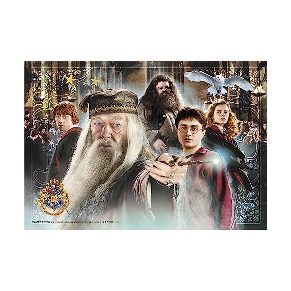 Clementoni - 27264 - Puzzle Harry Potter - 104 Pièces - Jeu Educatif, de Réflexion et de Patience - Image de Qualité - 38 x 2