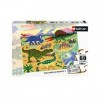 Nathan - Puzzle Enfant - 60 pièces - Les dinosaures du Crétacé - Fille ou garçon dès 6 ans - Puzzle de qualité supérieure - C