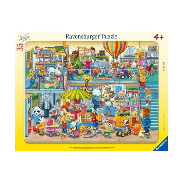 Ravensburger- Animal Puzzle Enfant, 05664, ‎32,5 x 24,5 x 0,2 cm