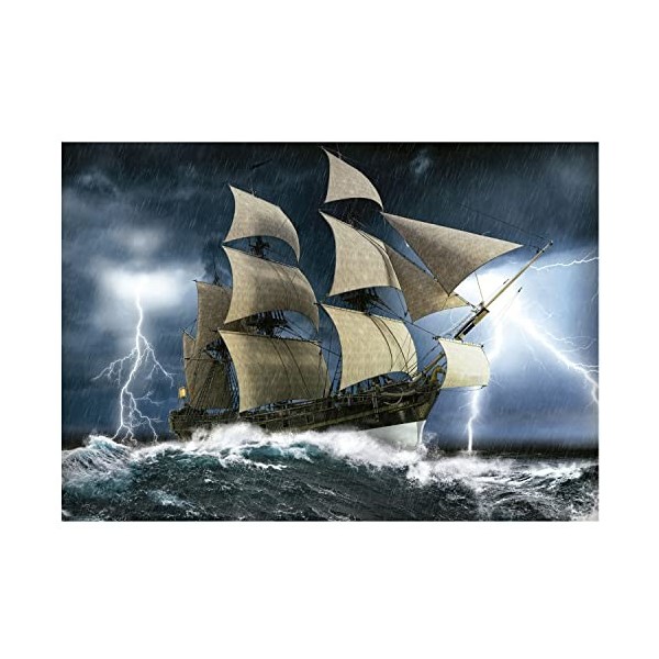 Educa - Puzzle de 1000 pièces pour Adultes | Tempête Parfaite. Mesure : 68 x 48 cm. Comprend Fix Puzzle Tail pour laccrocher