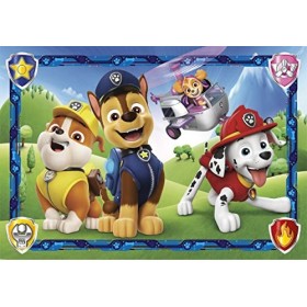 Clementoni- Paw Patrol Supercolor PatPatrouille-104 Pièces, Enfants 6 Ans, Puzzle Dessin Animé-Fabriqué en Italie, 27177