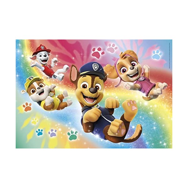 Clementoni- Paw Patrol Brilliant PatPatrouille-104 Pièces, Enfants 6 Ans, Puzzle Dessin Animé-Fabriqué en Italie, 20190