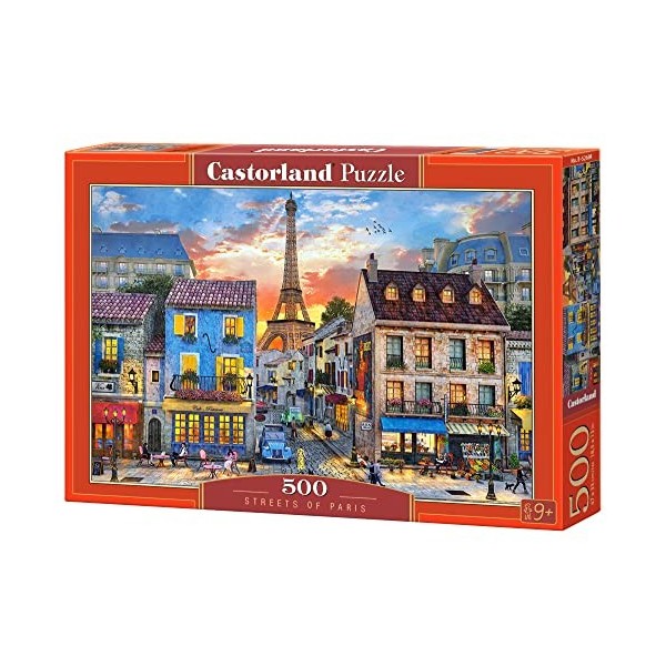 Castorland Puzzle 500 pièces, Rues de Paris, B-52684