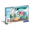 Clementoni- Bluey Supercolor Puzzle-Bluey-104 Pièces, Enfants 6 Ans, Puzzle Dessin Animé-Fabriqué en Italie, 27171, Multicolo