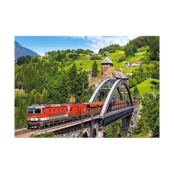 Castorland - B-52462 - Puzzle - Train sur Le Pont - 500