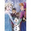 Clementoni- Disney Frozen Supercolor Reine des Neiges-104 Pièces, Enfants 6 Ans, Puzzle Dessin Animé-Fabriqué en Italie, 2574