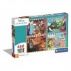 Clementoni - 21523 - Puzzle 4 en 1 - Disney Classique - 4 puzzles de 12, 16, 20 et 24 pièces - Jeu Educatif, de Réflexion et 