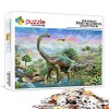 Puzzle One Piece 1000 pièces Dinosaure Puzzle Puzzle Adulte pour Adultes et Enfants dès 14 Ans - Premium Puzzle de qualité su